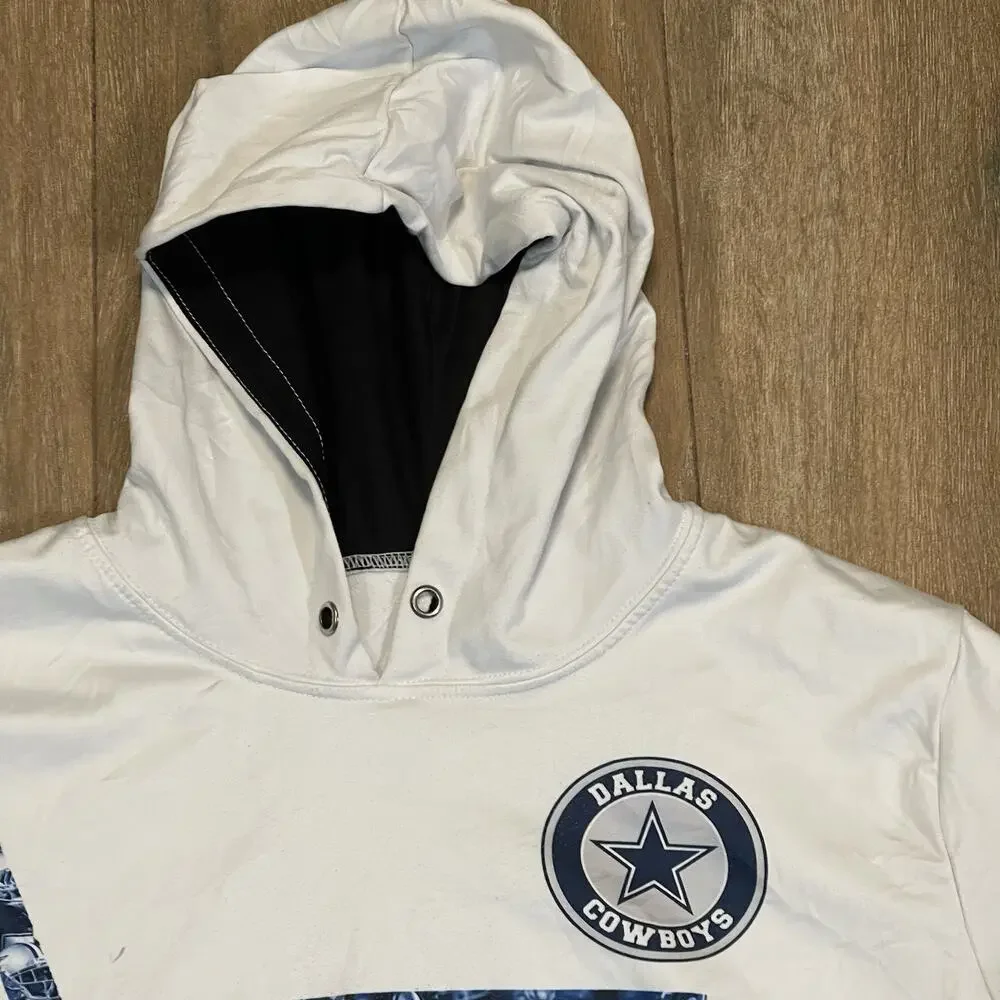 Dallas Cowboys Big LoDallas Cowboy Big Logo 3D Hoodie Size M